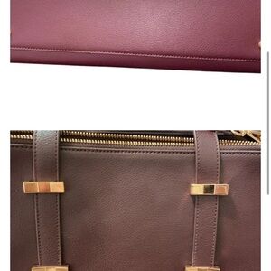 Ted Baker London Plum and Gold Satchel